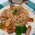 seacomet's cooksnap of when they made 素麺に飽きたら☆素麺ナポリタン.