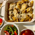 ame-ikuru's cooksnap of when they made 簡単激ウマ！牛肉とポテトのチーズ焼き♡.