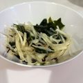 きくずん's cooksnap of when they made 爽やかレモン香る！大根とわかめのサラダ.