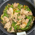 まな's cooksnap of when they made ピーマン豚こま肉のオイスター丼.