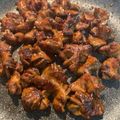 okamelove's cooksnap of when they made 砂肝のピリ辛味噌炒め.
