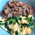悠LOVE航's cooksnap of when they made スタミナたっぷり！中華風の二色丼.