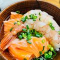 kinniko's cooksnap of when they made 残り物の海鮮丼.