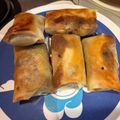 ayanky74's cooksnap of when they made 簡単！残りカレーリメイク！カレー春巻き.