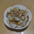 ラリー＆サラ's cooksnap of when they made 蒟蒻&竹輪ツナピリ辛炒め☆照り焼き☆金平.