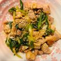 Gkims's cooksnap of when they made 簡単美味しい☆鶏もも肉と白ねぎの照り焼き.