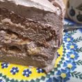 さん屁ぇです's cooksnap of when they made 再現⁂トップスチョコクリームケーキ.