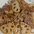 まるじゃじゃ's cooksnap of when they made 簡単10分♪豚こまとれんこんの生姜焼き.