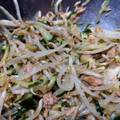 MIZU14's cooksnap of when they made 簡単☆きゅうりともやしのごまツナ醤油和え.