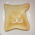 ミロ9607's cooksnap of when they made ✨トーストしてにゃ✨ねこぱん。.