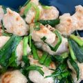 のあココ's cooksnap of when they made 鶏むね肉のニラ塩だれ炒め.