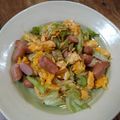 とみぃ11's cooksnap of when they made 簡単！野菜炒め♪キャベツ・卵・ソーセージ.
