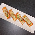 WOODs´'s cooksnap of when they made 簡単！厚揚げピザ.