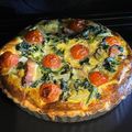 あこたんだお's cooksnap of when they made 簡単絶品♪ベーコンとほうれん草のキッシュ.