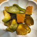ポメちょん's cooksnap of when they made かぼちゃとナスの甘酢じょうゆ.