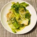 まーちゃろう's cooksnap of when they made 簡単☆シンプル☆レタスだけのごま油炒め♪.