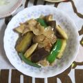 mmameco's cooksnap of when they made 茄子と豚肉の辛味噌炒め.