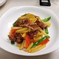 きまぐれクック＊'s cooksnap of when they made 牛こま切れ肉で簡単チンジャオロース.