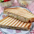 在宅勤務のおじさん's cooksnap of when they made ツナキャベツとチーズのホットサンド.