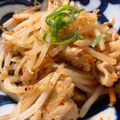 mantacarp's cooksnap of when they made もやしでボリュームアップ豚キムチ.
