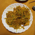 ダイエッターひさ子's cooksnap of when they made もやしと魚肉ソーセージのカレーポン酢炒め.