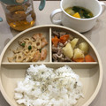 ゆゆゆぱっと's cooksnap of when they made 簡単★むきえび＆れんこんのオイマヨ炒め.