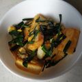まちゃこママ♪'s cooksnap of when they made ニラと豆腐と卵の甘辛炒め.