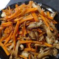 メイプル⌘'s cooksnap of when they made 常備菜にも♪まいたけと人参のきんぴら.