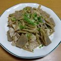 55才のおじさん's cooksnap of when they made 豚バラと ごぼうこんにゃくの 炒め煮.