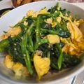 ゆるмαмα's cooksnap of when they made 脱・炒め物♪ほうれん草と卵のサラダ.