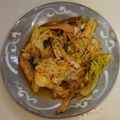 なめこおろし's cooksnap of when they made せせりとキャベツの炒め物.