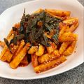 莓ﾐﾙｸ's cooksnap of when they made 5分でおつまみ◎叩き山芋のピリカラ和え◎.