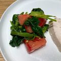 honeybo's cooksnap of when they made ほうれん草とトマトの生姜なサラダ.