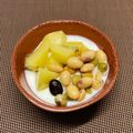 にきけん's cooksnap of when they made 腸活に♬お豆を乗せたヨーグルト♪.