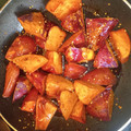 摂津峡's cooksnap of when they made ホクホク 大学芋 はちみつ QC.