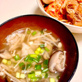 tomitomico's cooksnap of when they made 肉無し簡単 もやし 卵の ワンタンスープ.