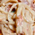 おすぎカフェ's cooksnap of when they made ワンパン☆かねふく明太子のクリームパスタ.