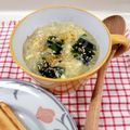 在宅勤務のおじさん's cooksnap of when they made ☆簡単☆ふわふわ卵とワカメの春雨スープ.