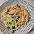 murasakii's cooksnap of when they made ツナと大葉のガーリックぱすた.