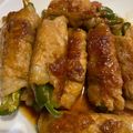 クックAIHH1D☆'s cooksnap of when they made 栄養満点‼︎『ピーマンとチーズの肉巻き』.