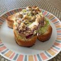 umizarusuki's cooksnap of when they made ツナキャベツトースト〈1歳～幼児食〉朝食.