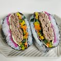 青シソ's cooksnap of when they made キレイのコツあり。折りたたみおにぎらず.