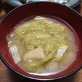 おか～さん's cooksnap of when they made ヤングコーンのひげの味噌汁.