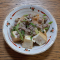 ポニーリボン's cooksnap of when they made 簡単・節約！厚揚げと豚ひき肉の旨塩炒め.