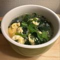 チーズスキヨ's cooksnap of when they made 定番★ふんわり玉子とほうれん草のスープ.
