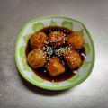 花音's cooksnap of when they made 超楽々 浪花の中華甘酢団子 作ります。.