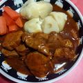 アムール杏ちゃん's cooksnap of when they made 簡単♪豚ヒレ肉のデミグラスソース煮込み♡.