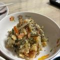 くすみ's cooksnap of when they made 柚子ごしょう香る和風ポテトサラダ.