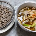 ♬のんのこ日和♬'s cooksnap of when they made 【卯月製麺】豚ごぼうのつけそば.