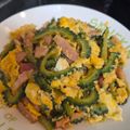 ゆるмαмα's cooksnap of when they made ☀ゴーヤとベーコンの卵とじチャンプルー☀.